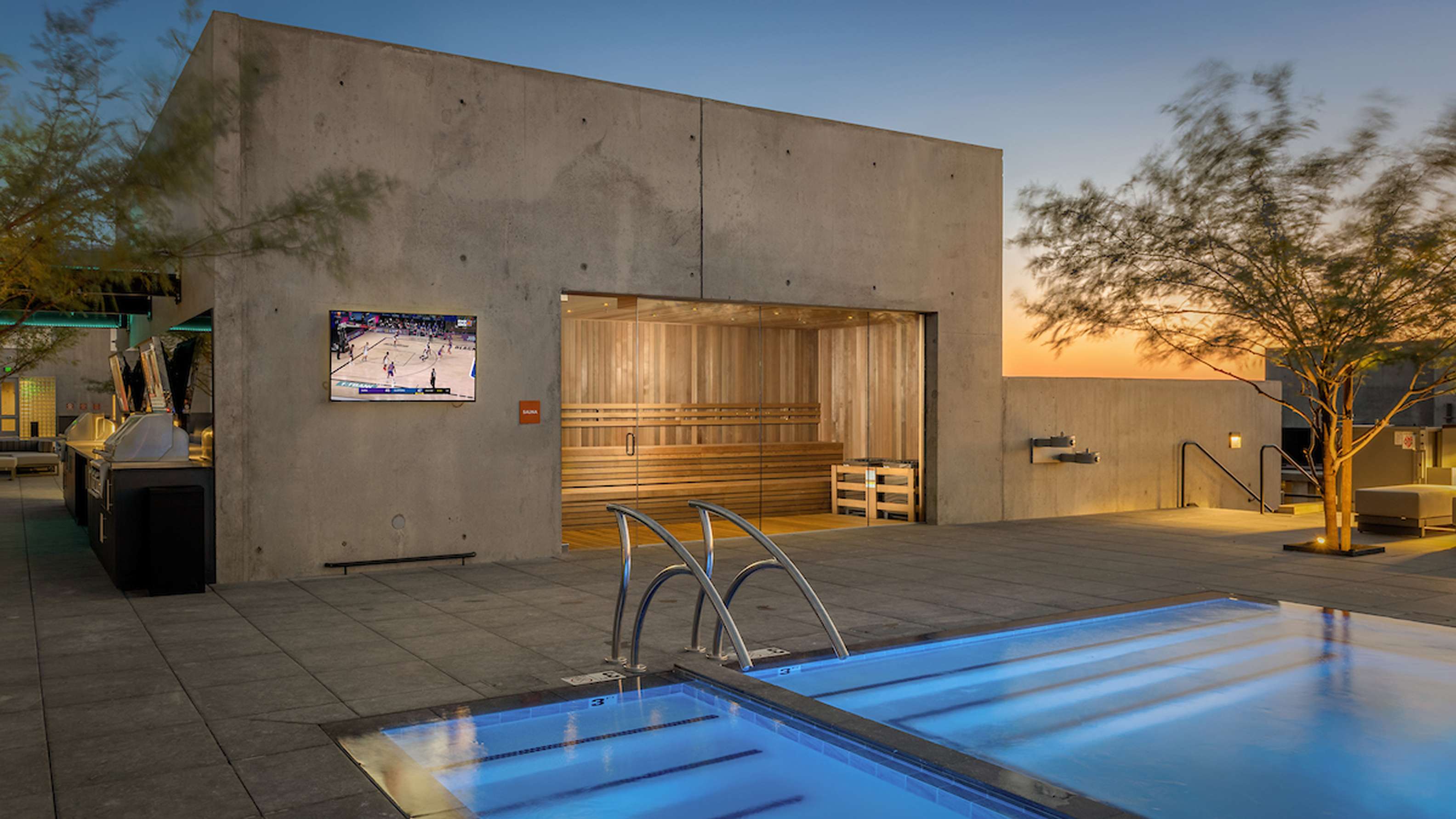 Optima Kierland Sauna, Spa, and Cold Plunge