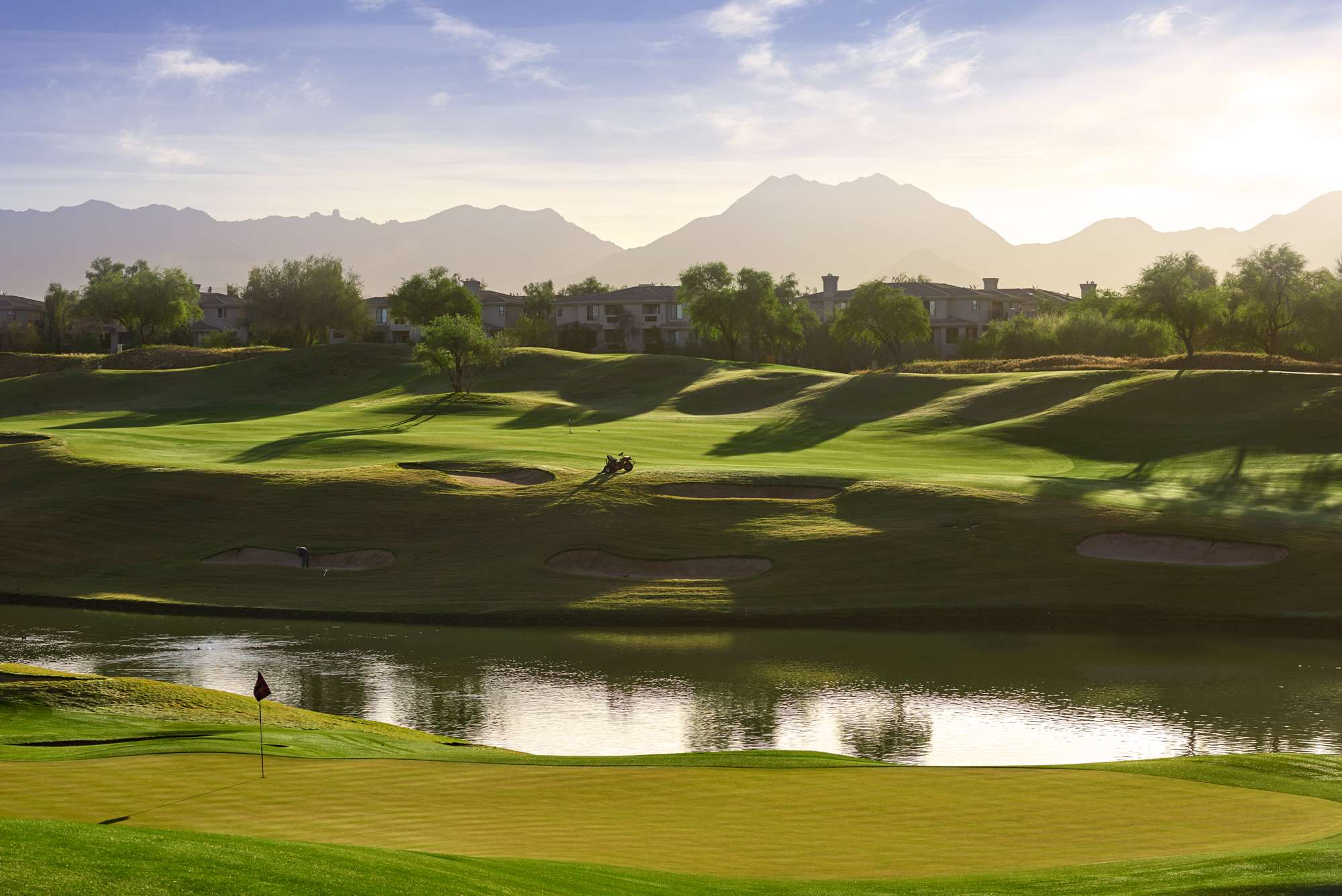 TPC Scottsdale Stadium Course, a championship golf course in North Arizona, designed by Tom Weiskopf & Jay Morrish.